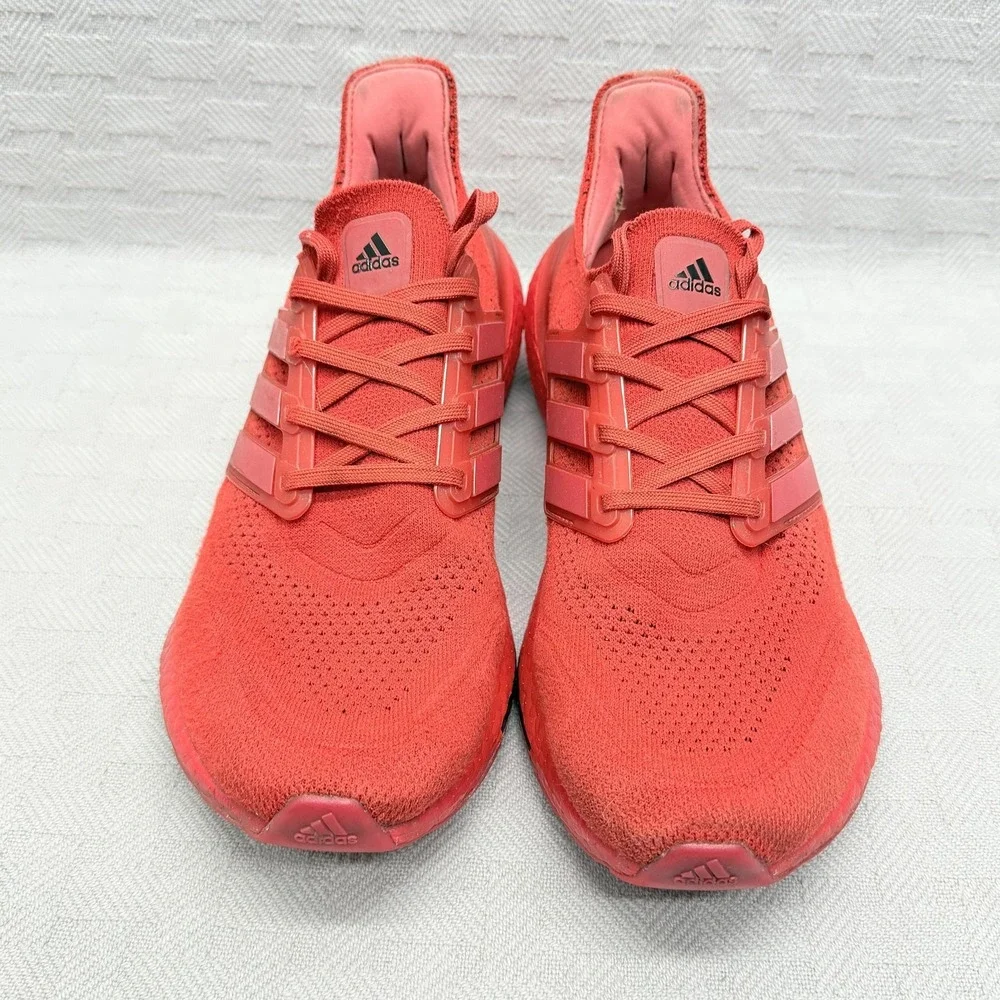 Adidas Ultra‎ Boost 21 Vivid Red Men's Size 9.5 FZ1922 Running